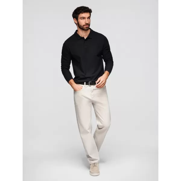 Pánske tričko OMBRE OM-POBL-0162 BLACK 