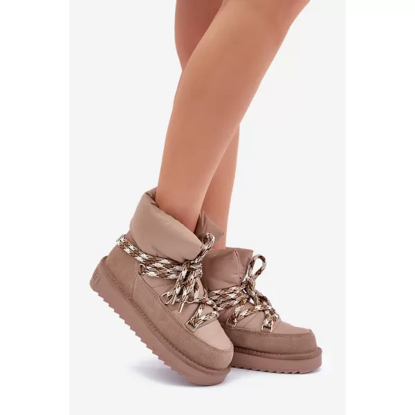  Dámske snehule D.FRANKLIN DFSH375003 TAUPE 