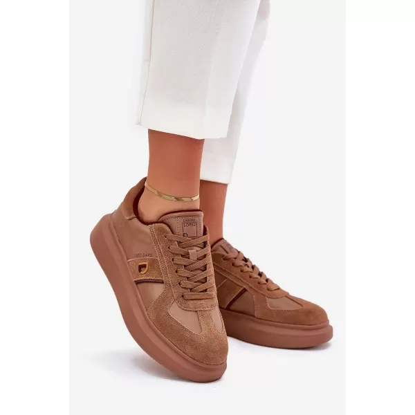  Dámske tenisky LOPEZ JUST DARE SS2D4005 BROWN/BEIGE Daniel Lopez Just Dare 