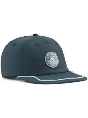 Čiapka PUMA MCFC CELLERATOR CAP 026503-05 ZELENÝ TERÉN/TYRKYSOVÝ PRÍBOJ