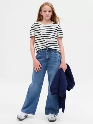 Detské tričko GAP POCKET TEE 601387-09 WHITE NAVY STRIPE