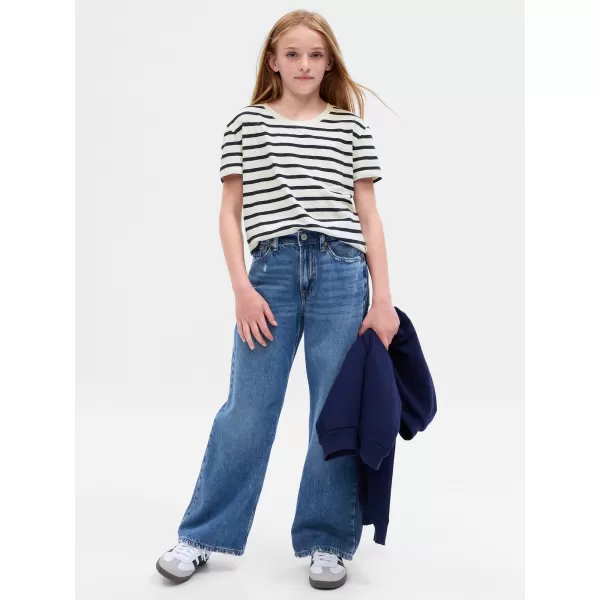  Detské tričko GAP POCKET TEE 601387-09 WHITE NAVY STRIPE 