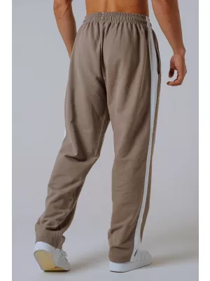 Tepláky voľného strihu POWER 904 LIGHT BROWN ASH Nebbia