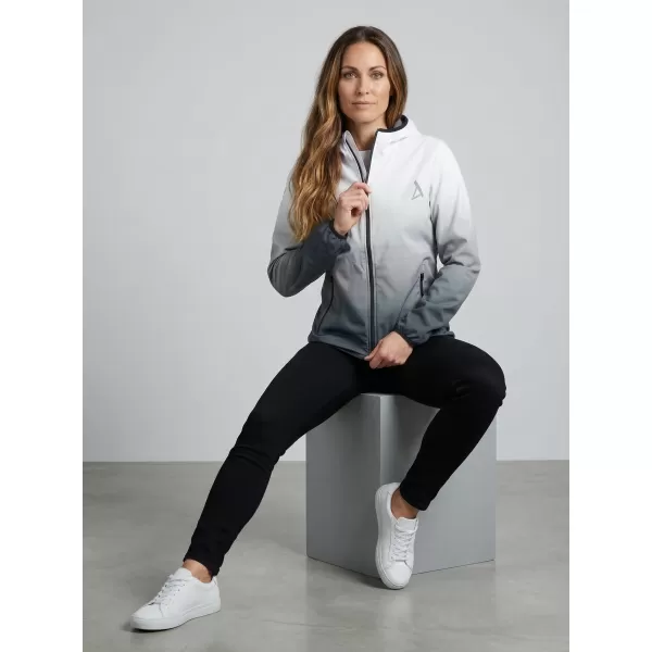  Dámska softshellová bunda premium ALTISPORT VOJ/ALW126JACK01 ČIERNOBIELA 