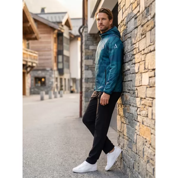  Pánska softshellová bunda premium ALTISPORT VOJ/ALM072JACK01 PETROLEJOVÁ 