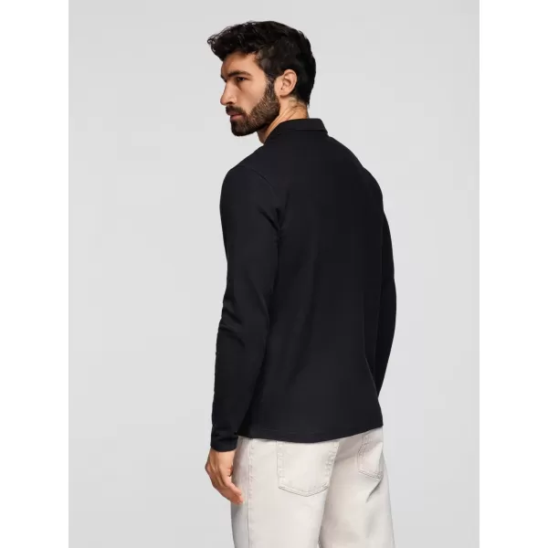  Pánske tričko OMBRE OM-POBL-0162 BLACK 