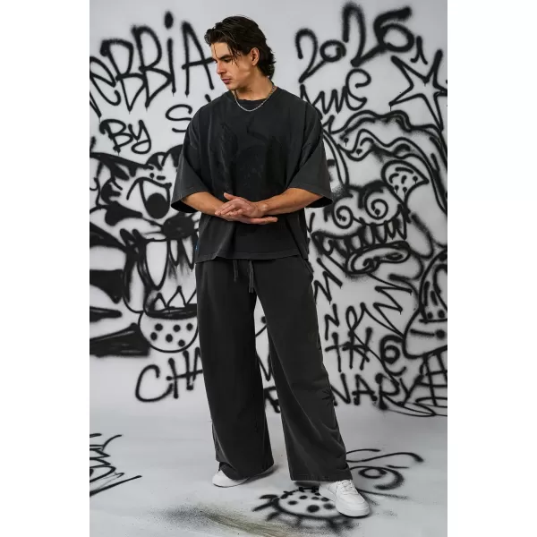  Pánske oversized tričko NEBBIA x Sexsdreams 810 BLACK 