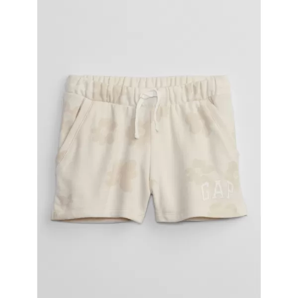  Detské kraťasy GAP LOGO SWEATSHORTS 602619-03 OYSTER GREY 