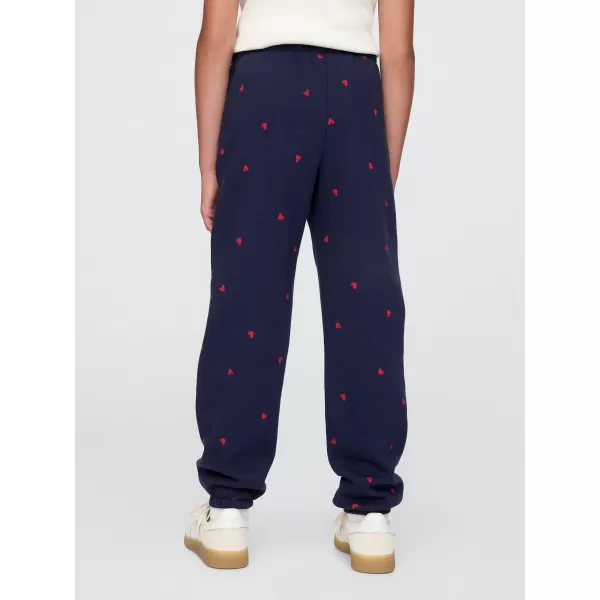  Detské tepláky GAP LOGO SWEATPANTS 645537-00 NAVY HEARTS 