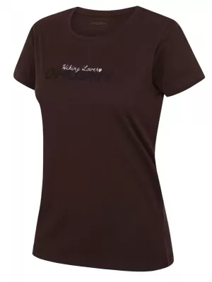 Dámske tričko HUSKY TEE HIKE L BROWN