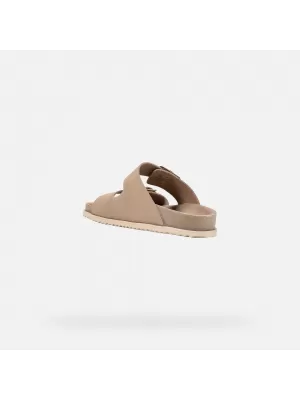 Dámske šľapky GEOX SANDYBETT G011576 BÉŽOVÁ