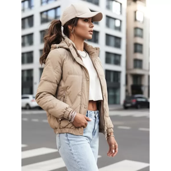  Dámska bunda DSTREET TY4177 BÉŽOVÁ 