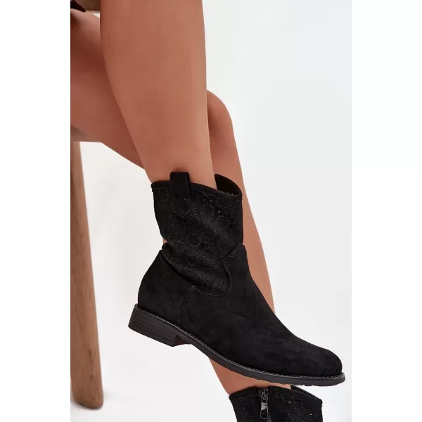  Dámske topánky S.BARSKI HY52-530 BLACK 