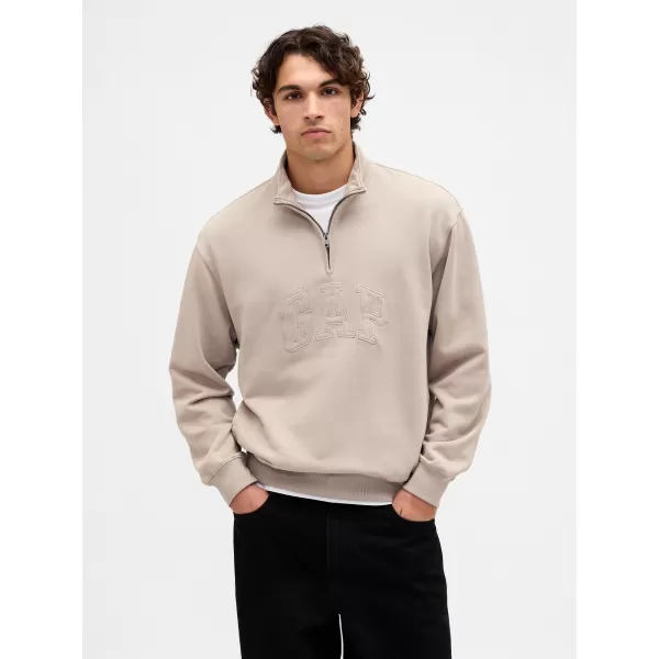  Pánska mikina GAP HALF ZIP 853428-00 QUAIL 