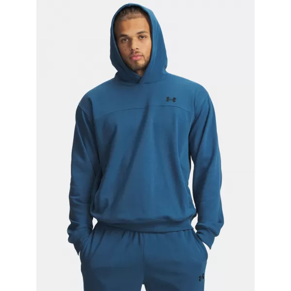  Pánska mikina UNDER ARMOUR UA RIVAL LW HOODIE 6012335-498 MODRÁ 