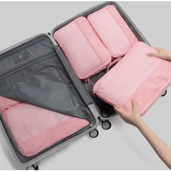  Kufor HEYS Ecotex Packing Cube 5 Pc Set PINK SAND 