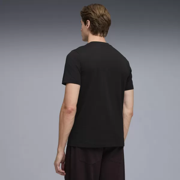  Pánske tričko PUMA GRAPHIC TEE 691777_01 PUMA BLACK 