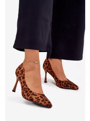 Dámske lodičky VINCEZA 62264 LEOPARD