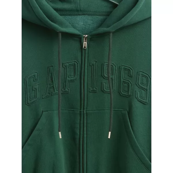  Dámska mikina GAP LOGO HOODIE ZIP 840015-00 DEEP HUNTER 