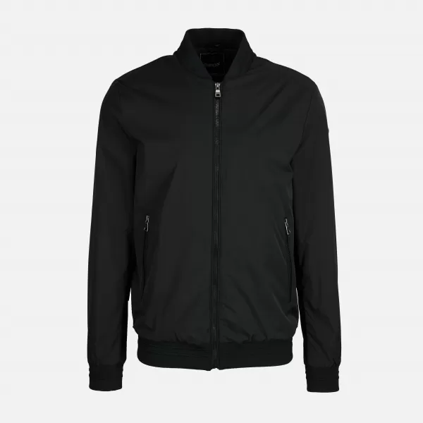  Pánska bunda GEOX AVOLA G014368 ČIERNA 