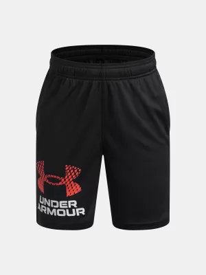 Chlapčenské kraťasy UNDER ARMOUR TECH LOGO SHORTS 1383333-006 ČIERNA