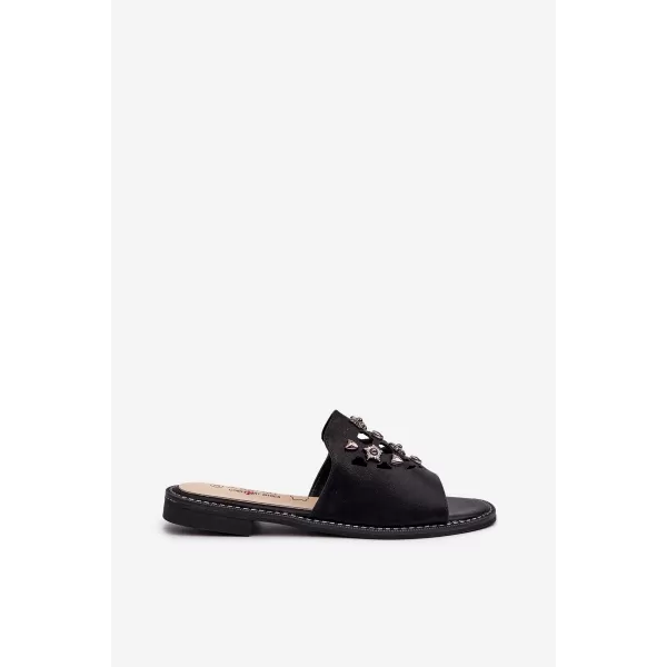  Dámske sandále S.BARSKI KV27-063 BLACK 