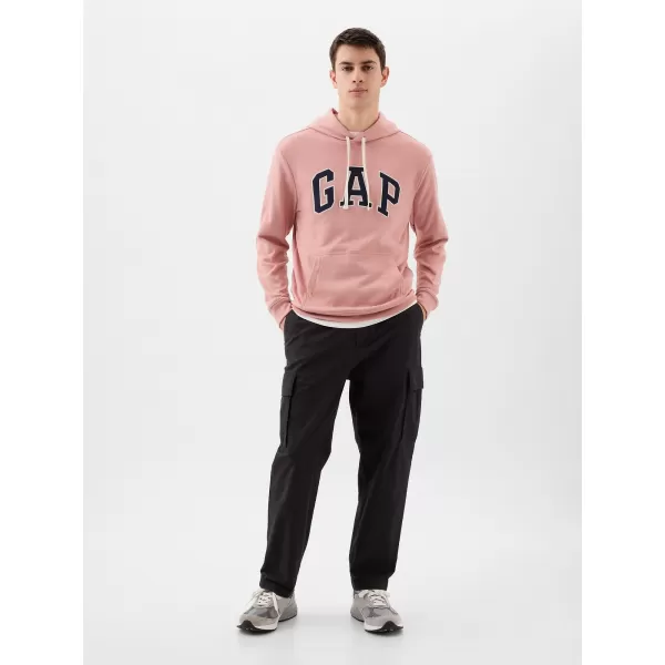  Pánska mikina GAP PULLOVER LOGO HOODIE 868460-01 PINK ROSETTE 