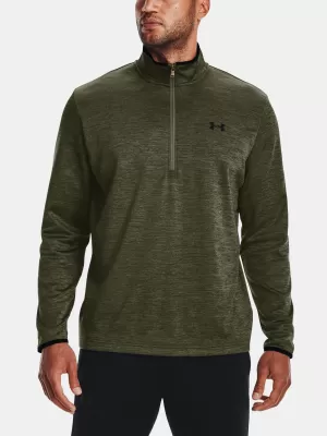Pánska mikina UNDER ARMOUR UA ARMOUR FLEECE 1/2 ZIP ZELENÁ