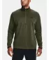 Pánska mikina UNDER ARMOUR UA ARMOUR FLEECE 1/2 ZIP ZELENÁ