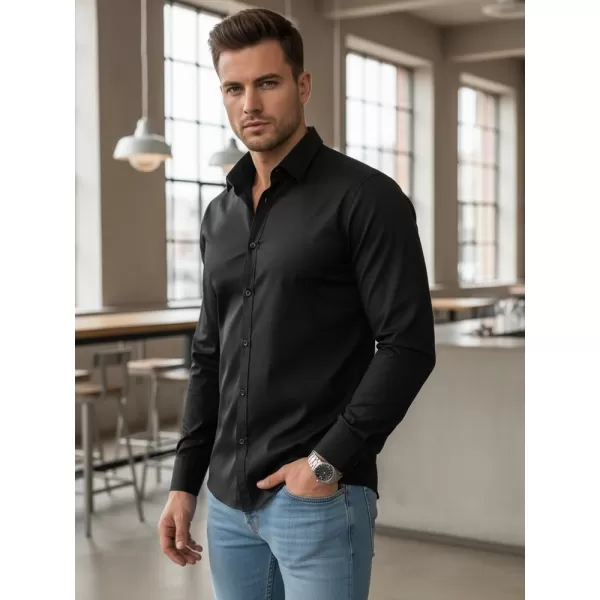  Pánska košeľa DSTREET DX2538 ČIERNA 