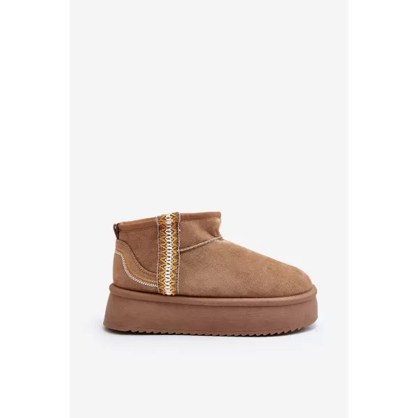  Dámske snehule BOTO UDRA 29607 KHAKI 