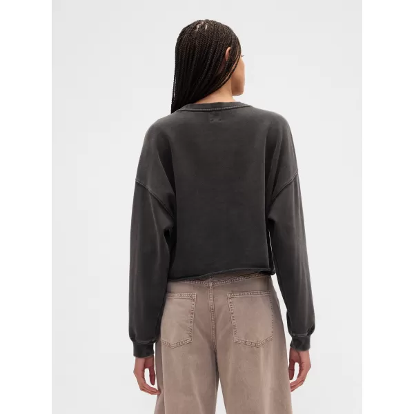  Dámska mikina GAP LOGO SWEATSHIRT 799277-01 MOONLESS NIGHT 