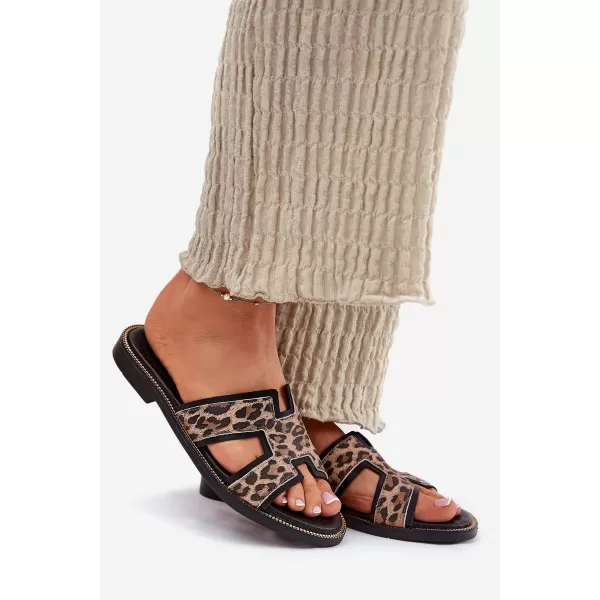  Dámske šľapky ZAZOO 40383 BEIGE 