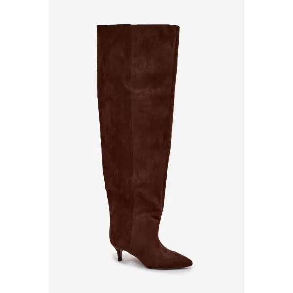  Dámske čižmy BOTO YSOLIENNE 39875 BROWN 