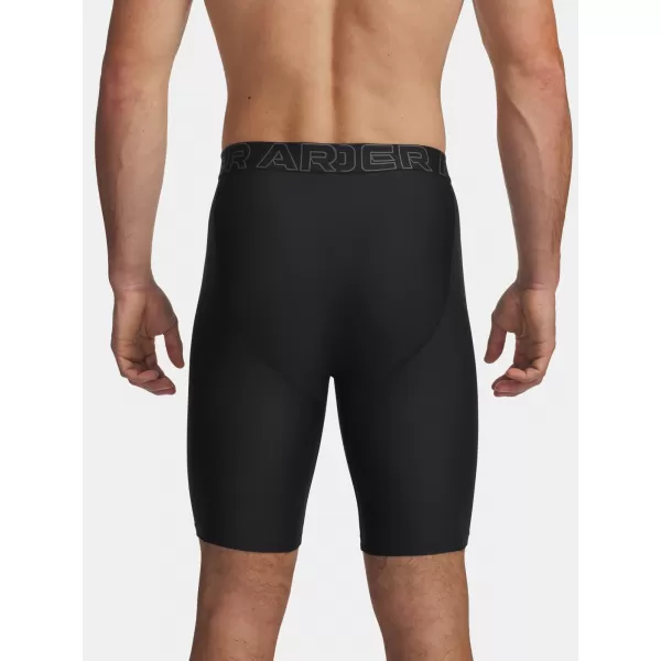  Pánske boxerky UNDER ARMOUR PERFORMANCE POUCH - SOLID 9IN - 2 6012561-001 ČIERNA 
