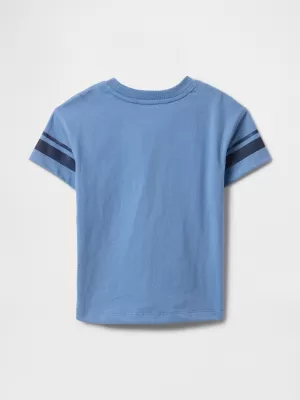 Detské tričko GAP BETTER LOGO TEE 738280-00 SOFT CORNFLOWER