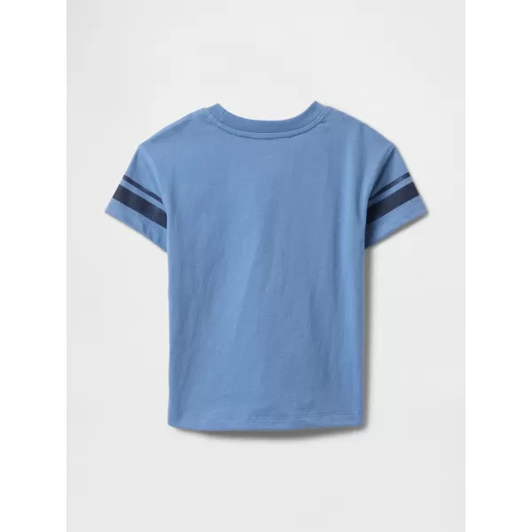  Detské tričko GAP BETTER LOGO TEE 738280-00 SOFT CORNFLOWER 