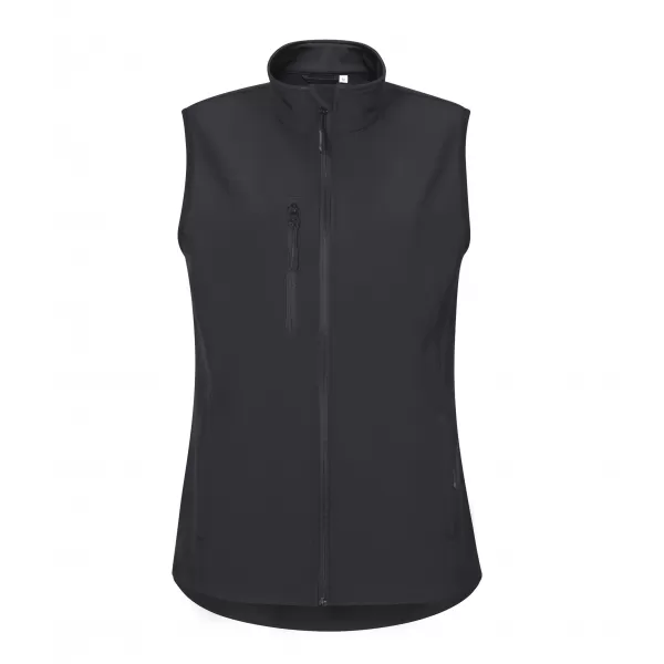  Dámska softshellová vesta ALTISPORT NoPrint NP/ALW965 EBONY GRAY 