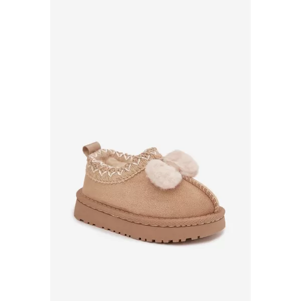  Detské snehule BOTO DAVEN 40657 BEIGE 