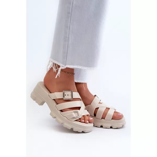  Dámske žabky ZAXY NN285042 BEIGE 