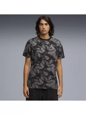 Pánske tričko PUMA ESS LOGO LAB AOP TEE 692027_01 PUMA BLACK