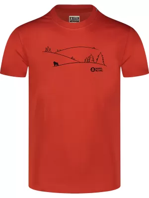 Pánske tričko NORDBLANC SUCCEED NBSMT8158 ORANŽOVÁ