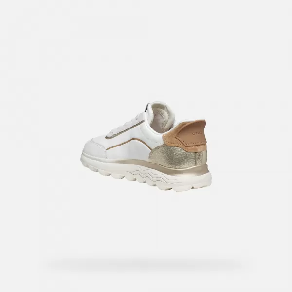  Dámske tenisky GEOX SPHERICA PLUS FAST IN G012959 BIELA 