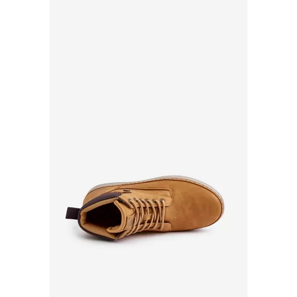  Pánske topánky BIG STAR OO174561 BROWN/BEIGE Big Star Shoes 