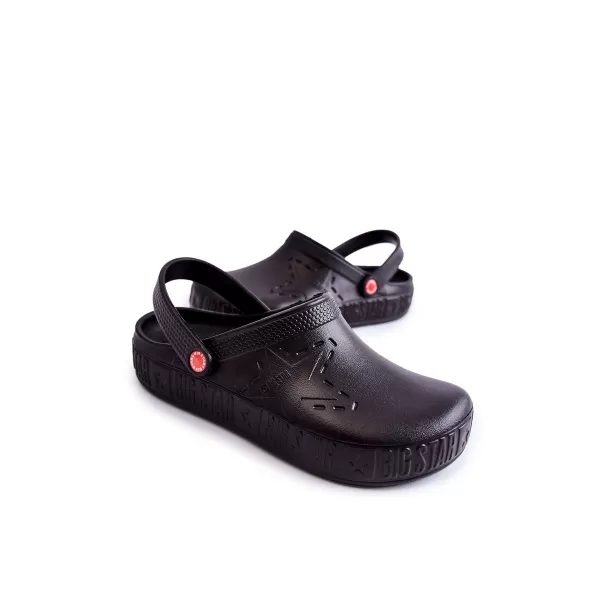  Pánske šľapky BIG STAR II175001 BLACK Big Star Shoes 