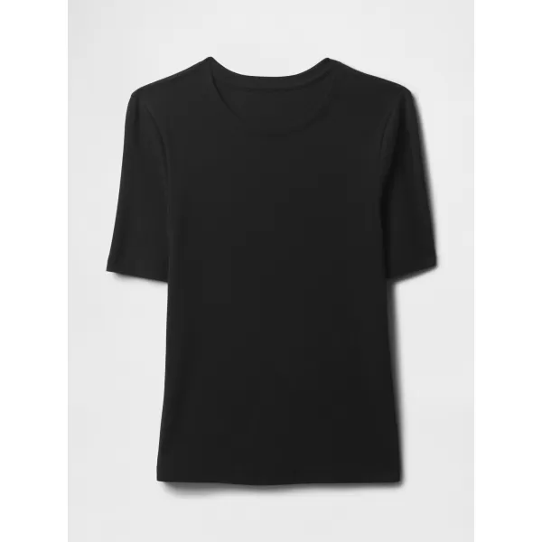  Dámske tričko GAP MODAL CREW TEE 679172-00 BLACK 