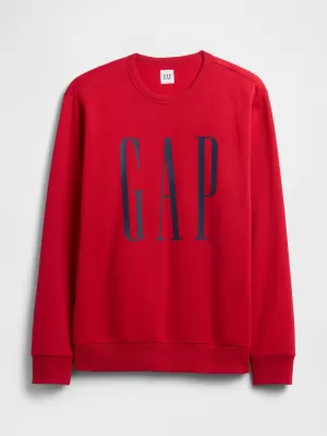 Pánska mikina GAP LOGO SWEATSHIRT 645634-22 MODERN RED