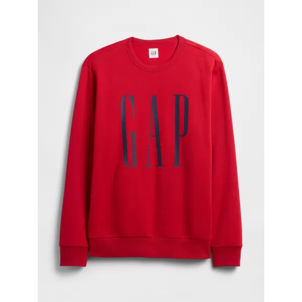  Pánska mikina GAP LOGO SWEATSHIRT 645634-22 MODERN RED 