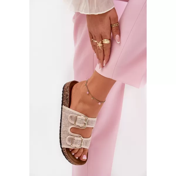  Dámske šľapky BOTO OSOFFE 36218 BEIGE 