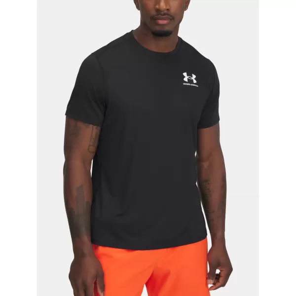  Pánske tričko UNDER ARMOUR HEATGEAR FITTED SS 6000939-001 ČIERNA 